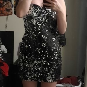 Frederick's Hollywood Tube Sequin dress S